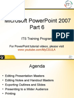 PowerPoint Tutorials - Slide Master, Outlines, and Handouts