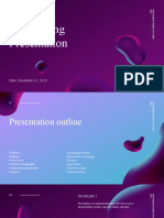 Purple and White Modern Advertising Presentation