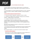 LE SYSTEME BUDGETAIRE