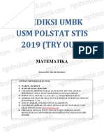 Soal Try Out Usm Stis 2