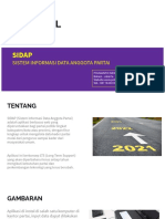 Proposal-Sidap-2021 - Sistem Informasi Data Anggota Partai