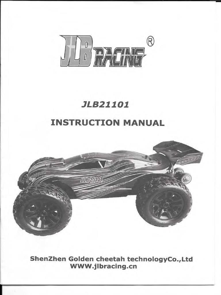 JLB Cheetah 21101 Manual | PDF
