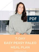 7 Day Easy Peasy Paleo Meal Plan