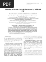 Download Modeling of Zernike Optical Aberrations by MTF and PSF  by Hossein Masalehdan SN51078690 doc pdf
