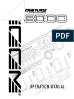 Operation Manual: Advanced Guitar Effects Processor