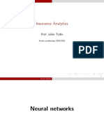 Insurance Analytics: Prof. Julien Trufin