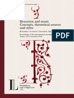 Bessarion and Music Concepts Theoretical Sources and Styles 5 2021