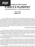 deleuze e guattari - o que é a filosofia (gilles deleuze e félix guattari)