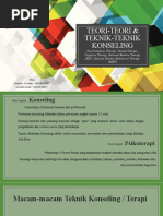 TB2 PPT Konseling & Psikoterapi - Klp 5 - Lichelle & Donleiic - Teknik, Teori Terapi Konseling