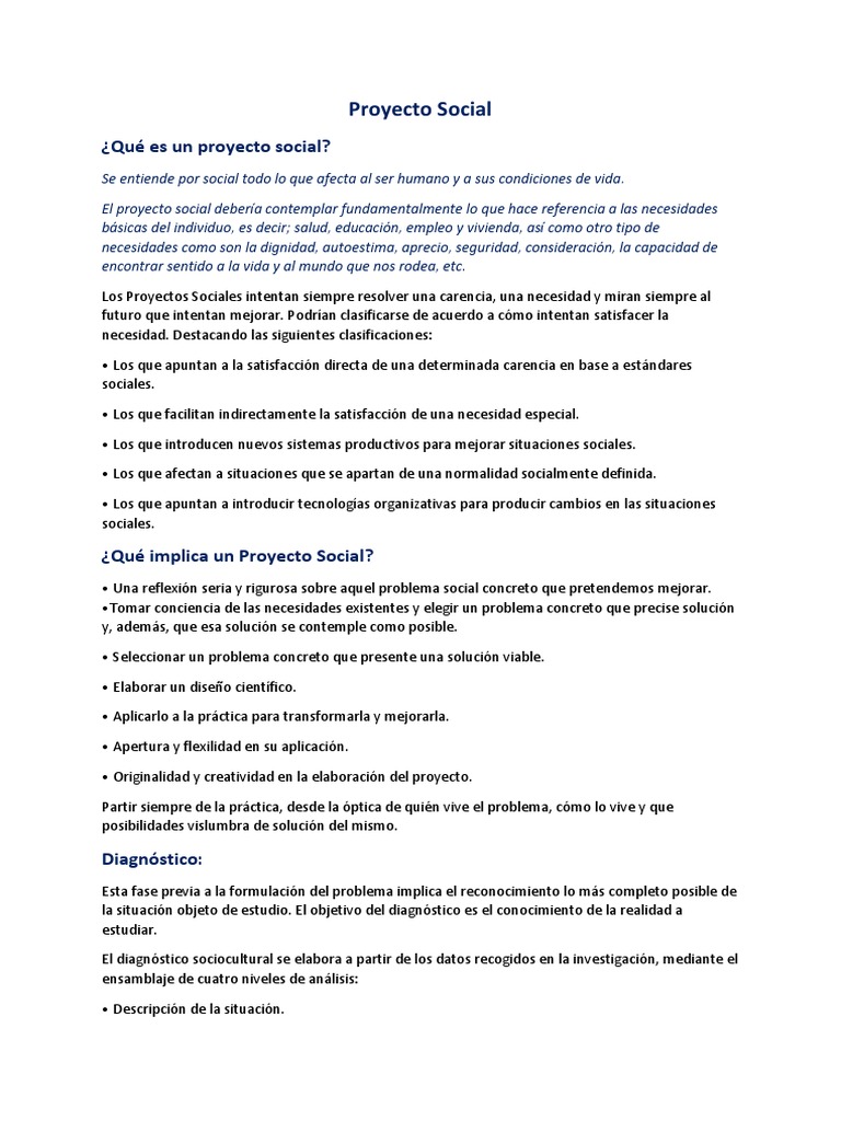 Partes de Un Proyecto Social 1 de Mayo | PDF | Presupuesto | Diseño