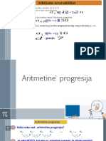 Aritmetinė Progresija - 2