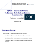 Clase 08 Balances de Materia en Sistemas Reaccionantes (1)