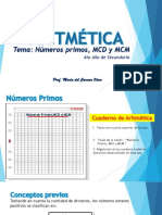 1 - IIB Aritmetica 4to - NÚMEROS PRIMOS