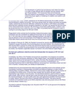 For Their Part, Petitioners Cited The Events That Followed After The Issuance of PP 1017 and G.O. No. 5