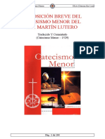 LIBRO EXPOSICIÓN BREVE DEL CATESISMO MENOR - Martín Lutero