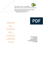 Diferencias entre oralidad y escritura