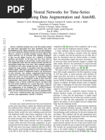 Improving Neural Networks For Time-Series Forecasting Using Data Augmentation and Automl