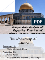 Comparative Analysis of Reporting Practices of Islamic Financial