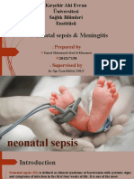 Kırşehir Ahi Evran Üniversitesi Sağlık Bilimleri Enstitüsü: Neonatal Sepsis & Meningitis