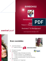 BIMBDK02 - Week 2 - Thema 3 - Managementinformatie en KPI