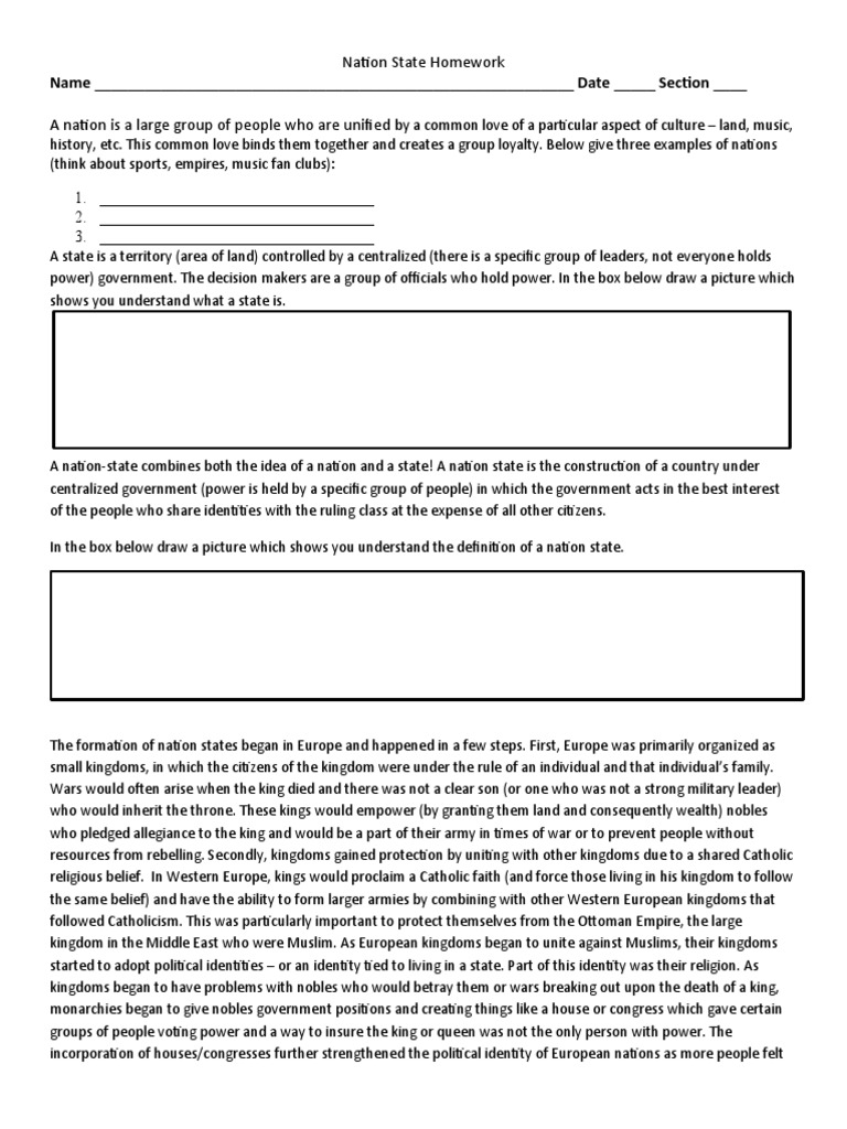 Nationstate Independent Practice | PDF | Cherokee | Nation State