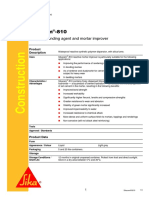 Sikacem - 810: Reactive Bonding Agent and Mortar Improver