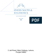 Business Math & Statistics: 2 Jail Road, Main Gulberg, Lahore, Punjab 54662