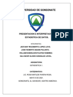 Base de Datos, Estadistica 1