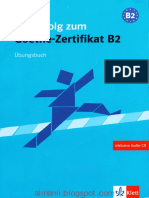 Mit Erfolg Zum Goethe-Zertifikat B2 Übungsbuch