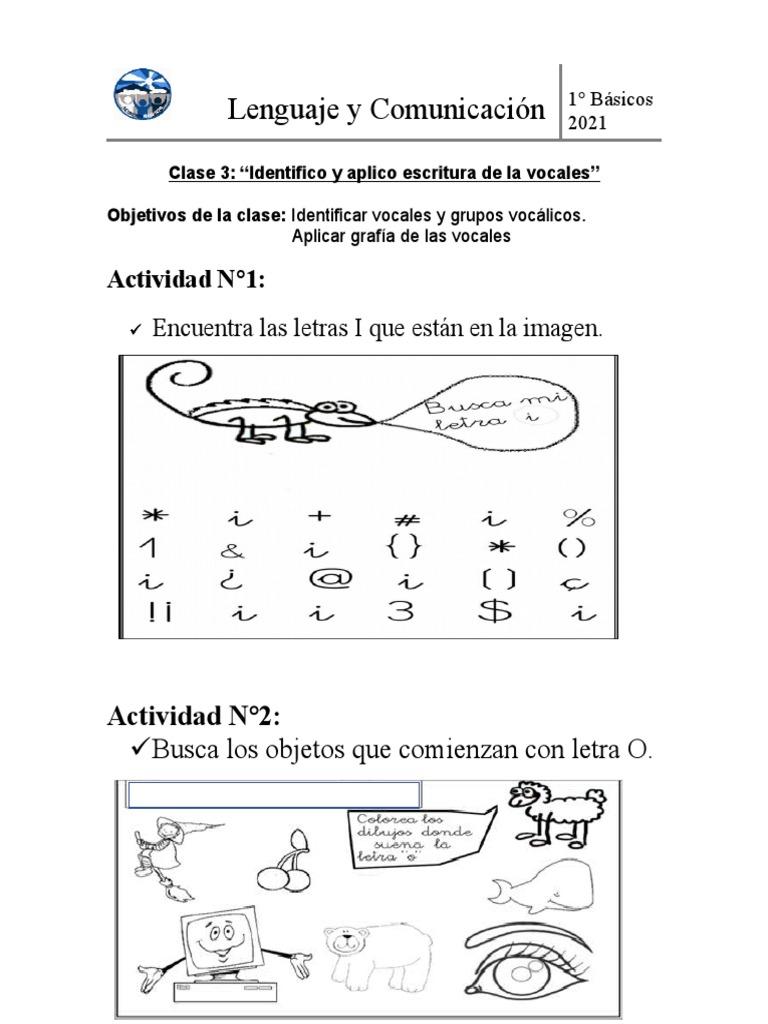 Guia 3 Lenguaje | PDF | Artes del Lenguaje y Comunicación