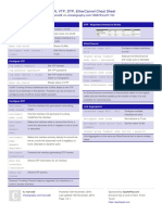 Vlan, VTP, DTP, Ethercannel Cheat Sheet: by Via