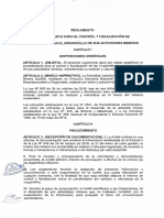 Reglamento de control y fiscalización de cooperativas mineras