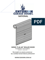 Roller Door Installation Instructions Manual