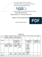 Emploi Du Temps L2. L3. M1. SII. DB 2020.2021