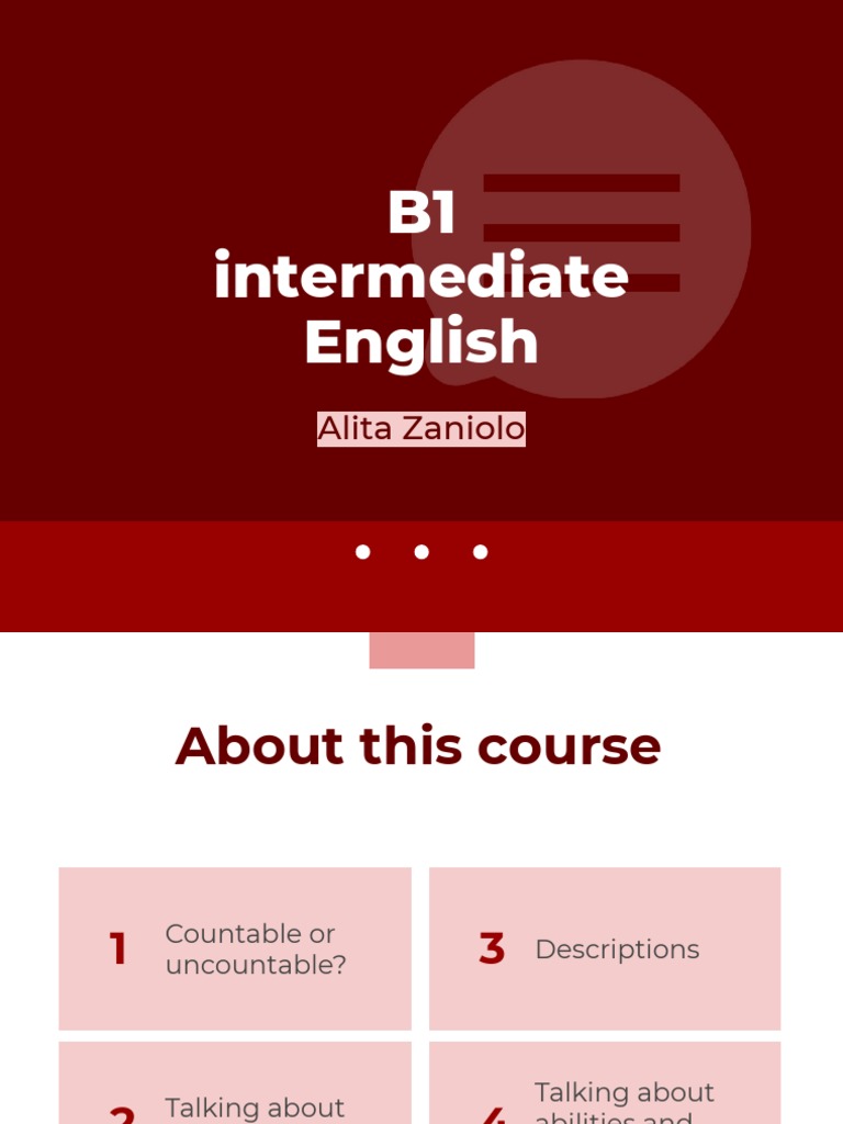 Slides de Curso de Ingles Intermedio | PDF | Plural | Grammatical Number