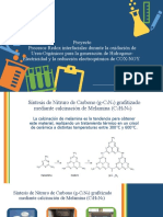 Síntesis y análisis de nitruro de carbono grafitizado mediante calcinación de melamina