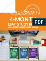 4-Month: Lsat Study Plan