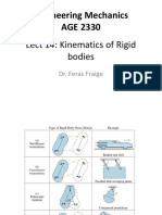 Lect 14 Kinematics of Ridig Bodies