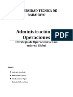 Administracion de Operaciones