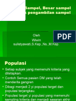 Kerangka Operasional, Populasi, Sampel, Besar