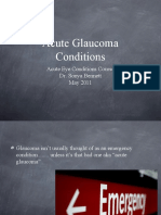 Acute Eye Conditions Glaucoma