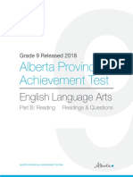 Alberta Provincial Achievement Test: English Language Arts