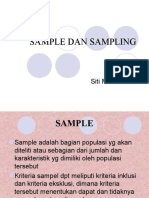 Sample Dan Sampling
