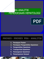 Prae Analitik Hematology