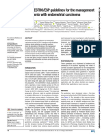 ESGO-ESTRO-ESP Guidelines For The Management of Patients With Endometrial Carcinoma 2021