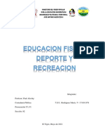 Trabajo Educacion Fisica, Recreacion y Deporte