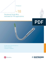 Cruiser-18: Peripheral Guide Wire Indicated For PTA Applications