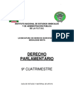 Derecho Parlamentario Cuadernillo