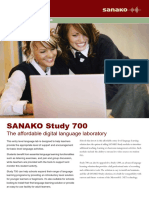 SANAKO Study700 V 500 Brochure