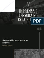 Imprensa e Censura No Estado Novo Slide